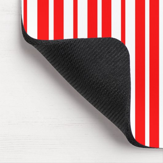 Tapis De Souris Conception de motif à rayures verticales blanches  (Coin)