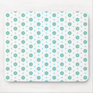 Tapis De Souris conception de motif floral géométrique répété