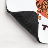 Tapis De Souris Conception de motivation Combattez comme un tigre (Coin)