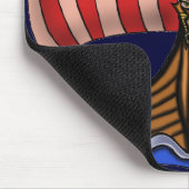 Tapis De Souris Conception de mousepad de bateau de Viking (Coin)