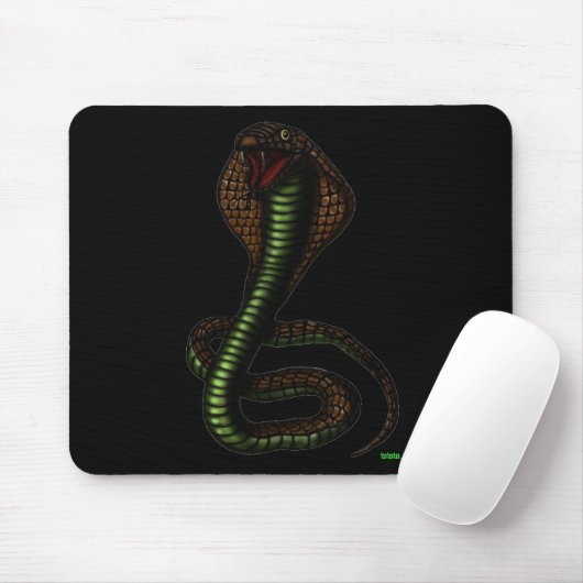 Tapis De Souris Conception de mousepad de cobra (Avec souris)