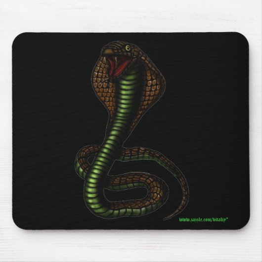 Tapis De Souris Conception de mousepad de cobra (Devant)