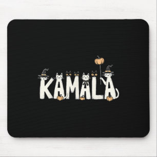 Tapis De Souris Conception de nom de sorcière amatrice de chat Kam
