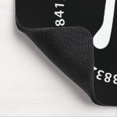 Tapis De Souris Conception de nombre de pi (Coin)