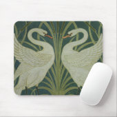 Tapis De Souris Conception de papier peint de "cygne, de (Avec souris)