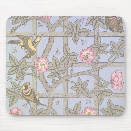 Tapis De Souris Conception de papier peint de "treillis", 1864 (Devant)