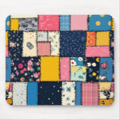 Tapis De Souris Conception de Patchwork adorable, Motif Joueur (Devant)