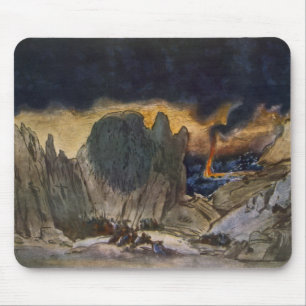 Tapis De Souris Conception de paysage de Phedre, 1917 (litho de