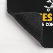 Tapis De Souris Conception de planche à roulettes Bees Knees (Coin)