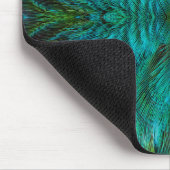 Tapis De Souris Conception de plume de kaléidoscope (Coin)