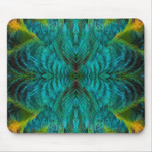 Tapis De Souris Conception de plume de kaléidoscope