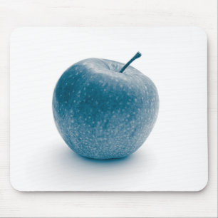 Tapis De Souris Conception de pomme bleue