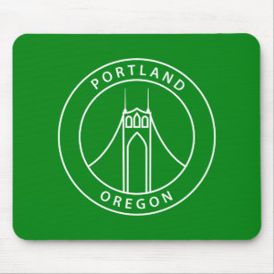 Tapis De Souris Conception de Portland Orégon