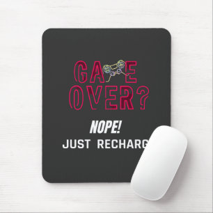 Tapis De Souris Conception de Recharge de Jeu Neon Game Over