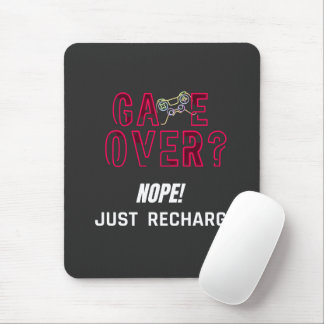 Tapis De Souris Conception de Recharge de Jeu Neon Game Over