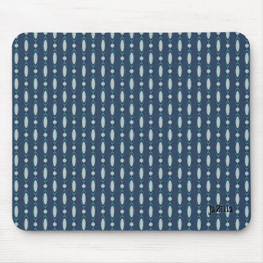 Tapis De Souris Conception de rideau à perles floues (Devant)