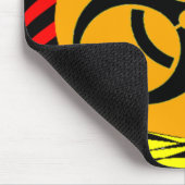 Tapis De Souris Conception de risque biologique par Kenneth Yoncic (Coin)