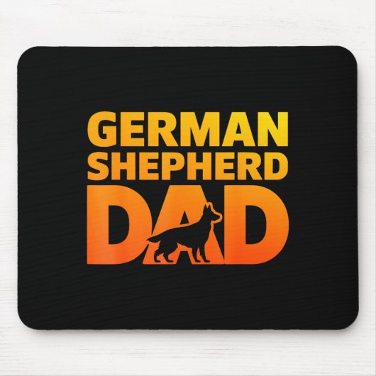 Tapis De Souris Conception de Shepherd allemand cool pour les homm (Devant)