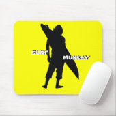 Tapis De Souris Conception de silhouette de Shortboarder (Avec souris)