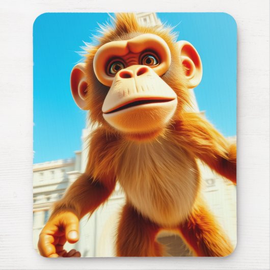 Tapis De Souris Conception de singe (Devant)