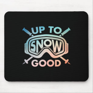 Tapis De Souris Conception de ski cool pour hommes femmes skieur n