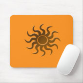 Tapis De Souris Conception de Sun (Avec souris)