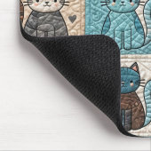 Tapis De Souris Conception de surface composée de chats (Coin)