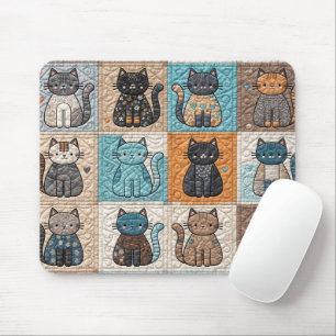 Tapis De Souris Conception de surface composée de chats