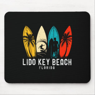 Tapis De Souris Conception de surfboarder de plage de Retro Lido K