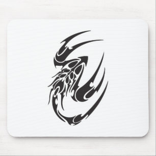 Tapis De Souris Conception de tatouage tribal de scorpion