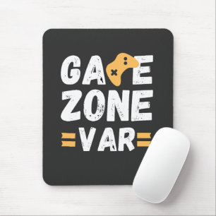 Tapis De Souris Conception de texte VAR Zone de jeu
