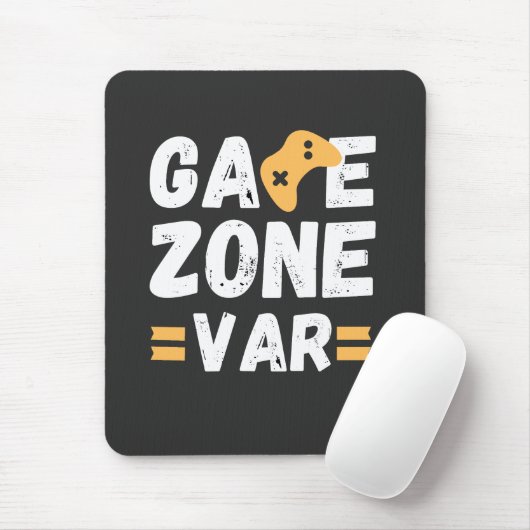 Tapis De Souris Conception de texte VAR Zone de jeu (Avec souris)