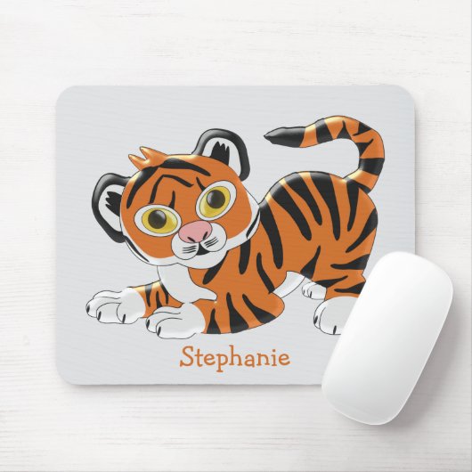 Tapis De Souris Conception de tigre (Avec souris)