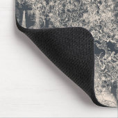Tapis De Souris Conception de toile de Paris noir élégant (Coin)