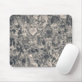 Tapis De Souris Conception de toile de Paris noir élégant (Avec souris)