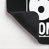 Tapis De Souris Conception de typographie rétro gras certifié 67 M (Coin)