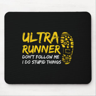 Tapis De Souris Conception de Ultra Marathon pour un coureur d'ult