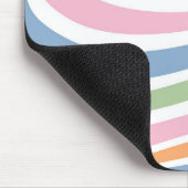 Tapis De Souris Conception de vague rétro (Coin)