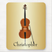 Tapis De Souris Conception de violoncelle personnalisée (Devant)