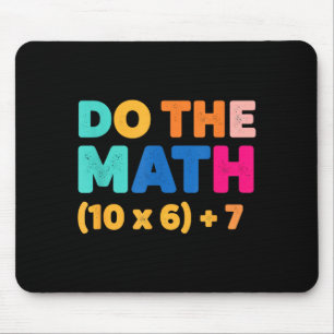 Tapis De Souris Conception d'équation colorée de mathématiques Fai