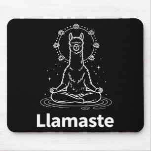Tapis De Souris Conception d'esprit méditatif drôle de lama yoga L