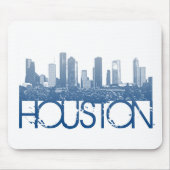 Tapis De Souris Conception d'horizon de Houston (Devant)