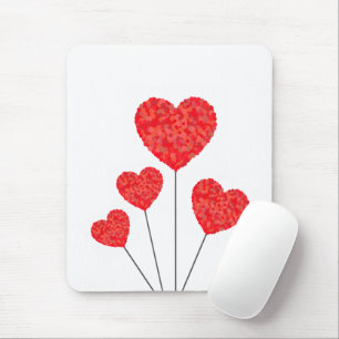Tapis De Souris Conception d'illustration de ballons en forme de c