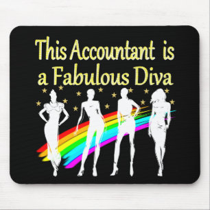 TAPIS DE SOURIS CONCEPTION DIVA COMPTABLE DANGEREUSE