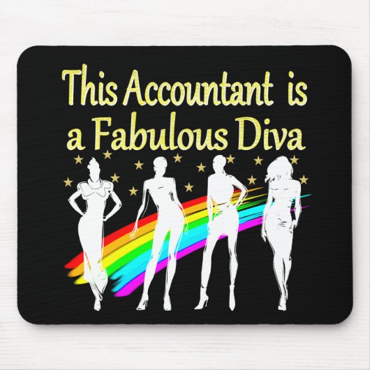 TAPIS DE SOURIS CONCEPTION DIVA COMPTABLE DANGEREUSE (Devant)