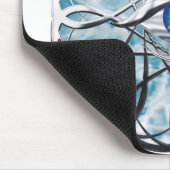 Tapis De Souris Conception d'oeil mystique Chrome (Coin)