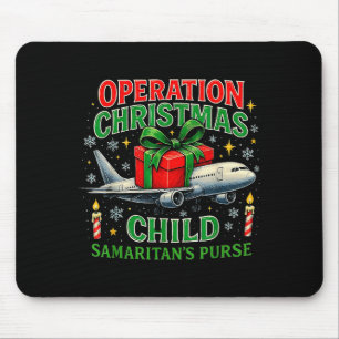 Tapis De Souris Conception d'Opération Enfant de Noël de Samaritan