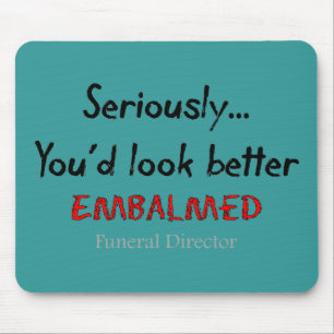 Tapis De Souris Conception drôle d'if de directeur des pompes