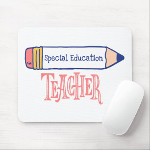 Tapis De Souris Conception du crayon enseignant de l'éducation spé