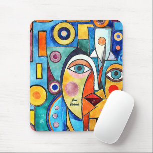 Tapis De Souris Conception du cubisme